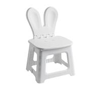Genérico Taburete de Paso Plegable - Silla de Diseño de Conejo Lindo con Asiento Plegable Compacto | Taburete engrosado para el Cuarto de Baño, cambiando Zapatos, Dormitorio, Muebles Portab