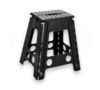 Genérico Taburete Plegable de Plástico Resistente, Portátil con Asa, Superficie Antideslizante, Multiusos para Hogar, Camping, Cocina, Baño, Capacidad 150 kg (1, Multicolor, 22 X 29 X 39 cm)