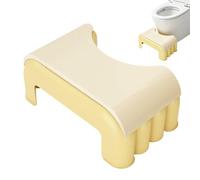 Genérico Taburete Reposapiés Inodoro - Reposapiés de sentadilla antideslizante, taburete en cuclillas - Adultos ancianos ducha lavabo de noche