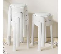 Genérico Taburetes Apilables Taburetes Nesting Soporta hasta 400kg Ahorro de Espacio para Living Room Dining Kitchen Indoor Outdoor-color04||Set of 6