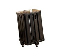 Genérico Taburetes de Bar Redondos portátiles 4 en 1,Taburetes apilables de Madera Maciza,Ahorro de Espacio,para mesita de Noche, sofá, Mesa Auxiliar, Dormitorio, Salas de informática(Color 2)