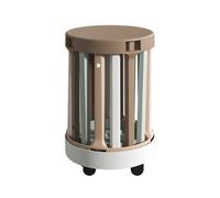 Genérico Taburetes de Bar Redondos portátiles, Juego de 4 taburetes apilables, diseño Duradero Que Ahorra Espacio for Dormitorio, Sala de Estar, Bar, sin ensamblaje.(Color 3)