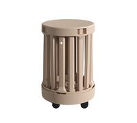 Genérico Taburetes de Bar Redondos portátiles, Juego de 4 taburetes apilables, diseño Duradero Que Ahorra Espacio for Dormitorio, Sala de Estar, Bar, sin ensamblaje.(Color 11)