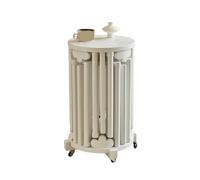 Genérico Taburetes Nido con Ruedas, taburetes apilables de Madera/Mesa Auxiliar, diseño Combinado 4 en 1, for Dormitorio, Sala de Estar, Bar, Dormitorio(Color 4)