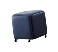 Genérico Taburetes Plegables for Eventos, Juego de Asientos de Cubo otomano anidado 5 en 1, Reposapiés Multiusos, for Uso en Sala de Estar, balcón y Patio(Color 4,45x45x45cm)