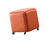 Genérico Taburetes Plegables for Eventos, Juego de Asientos de Cubo otomano anidado 5 en 1, Reposapiés Multiusos, for Uso en Sala de Estar, balcón y Patio(Color 1,45x45x45cm)