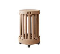 Genérico Taburetes Redondos apilables y portátiles de plástico, 4 en 1, Mesa Auxiliar, Resistentes y duraderos for Cocina, Dormitorio y Sala de Estar.(Color 1)