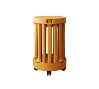 Genérico Taburetes Redondos apilables y portátiles de plástico, 4 en 1, Mesa Auxiliar, Resistentes y duraderos for Cocina, Dormitorio y Sala de Estar.(Color 5)