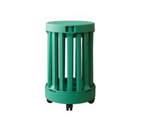 Genérico Taburetes Redondos apilables y portátiles de plástico, 4 en 1, Mesa Auxiliar, Resistentes y duraderos for Cocina, Dormitorio y Sala de Estar.(Color 6)