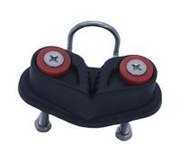 Genérico Taco de para kayak y canoa - Abrazadera de cuerda de nailon para fitness y pilates | Grapa para de canoa multiusos negra, abrazadera de cuerda resistente para deportes al aire libre y equipo