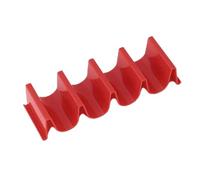 Genérico Taco Holder Stand - Waving Shape Taco Rack Holder Food Tray | 4 Compartments Soft Tacos Shell Holders, Multi-Use Food Trays for Keeping Shells Upright