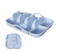 Genérico Taco Plates Dividers - Silicone Tacos Shells Holder Tray for Cook, Reusable Bar with Snacks Serving Plate, Cooking Tools for Home Kitchen Picnic Camping Barbecue Party Supplies, 9 Inches