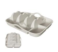 Genérico Taco Plates With Dividers | Silicone Taco Shells Holder | Reusable Bar Snacks Serving Plates For Home Kitchen Picnic Camping Barbecue Party Supplies