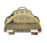 Genérico Taco Shell Mold, Tortilla Shaper, 2x5.5x4.5 Inches, Stainless Steel Corn Fry Basket Create Perfectly Shaped, Kitchen Tool for Oven, Meal Prep, Cooking, Class and Enthusiasts