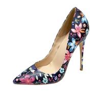 Genérico Tacones De Verano para Mujer con Estampado Floral