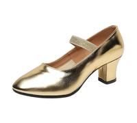 Genérico Tacones Mujer,Zapatos De Baile De Suela Suave CóModos De TacóN Alto Flexibles Y con Punta Puntiaguda para Fiestas Y Noches