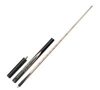 Genérico Tacos de Billar Palo de Billar Taco Billar Taco de Billar Partido 3/4, Taco de Billar Americano de 145 cm, Taco de Ocho Negro, 10-10,2 mm