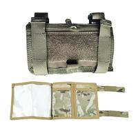 Genérico Tactical Forearm Map Case with Waterproof Micro Compass & Clear Window - Adjustable Arm Sleeve Navigation Pouch for Outdoor, Hiking(Green)