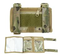 Genérico Tactical Forearm Map Case with Waterproof Micro Compass & Clear Window - Adjustable Arm Sleeve Navigation Pouch for Outdoor, Hiking(MC2)