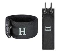 Genérico Tactical Metal Hook Elastic Belt, Adjustable Side Tactical Belt, 1.5 in Buckle-Less Invisible Adjustable Waist Belts for Mans & Womans (Black)