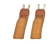 Genérico Tactical Metal Hook Elastic Belt, Unisex Buckle-Less Elastic Invisible Waist Belt Closure for a Secure, Comfortable Fit (Brown)