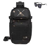 Genérico Tactical Sling Backpack for Men, Military Style Casual Waterproof Crossbody, Lightweight Outdoor Travel Sports Chest Bags