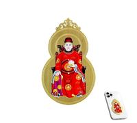 Genérico Tai Sui Card 2027 - Gourd Shape Year of the Sheep Keepsake | Chinese New Year Fortune Card, Traditional Festival Blessing Ornament for Women Men Spiritual Seekers Collectors Believers Fo