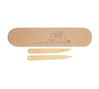 Genérico Tailors Clapper for Ironing, Sewing Accessories, Pressing Block in Smooth Hardwood for Seam Flattening and Iron Steam Pressing in Quilting and Embroidery 24x4x5.5cm/ 90x40cm/15x1.5x0.3cm