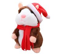 Genérico Talking Hamster Toy - Plush Interactive Toys Talking Hamster - Toys Repeats What You Say, Stuffed Animals Plush Toy For Girl Boy Birthday Christmas 5.91 Inches