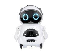 Genérico Talking Robot, pequeño robot musical, 3,35 x 2,56 in Learning Educational Toys, Interactive Dialogue Característica, Singing Dancing Function for Kids' Playtime, fiestas, Learning Fun