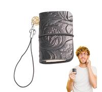 Genérico Tamaño De Bolsillo Para Cuaderno Pequeño: Cuaderno De Bolsillo, Bolsillos Pequeños Pra Cuadernos En Espiral, Cuadernos Pequeños De 64 Páginas, Cuaderns De Notas Peqeños De Cuero, Para El Ho