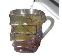 Generico Tamaños De Libros - Café Acrílico, Aspecto De Literatura Clásica | Café Pintado En 3D, Tazas Vintage Para Té, De, Amantes De La Literatura, Decoración Del Hogar Y La Oficina