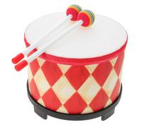 Genérico Tambor De Palmas para Caja para Pequeños Tambor De Marcha Tambor Musical para Pequeños Tambor De Juguete Baquetas Chinas Caja De Marcha Tambor para con Madera Roja