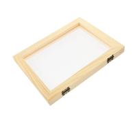 Genérico Tamiz de Papel Doble Cara, Marco Molde for fabricación Madera, Herramienta Artesanal for Hacer(25.00X19.00X2.30CM)