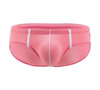 Genérico Tanga Sexy Bragas Transpirables Y De Colores Puros Sexys Y con Efecto Lifting De Cadera Hombre