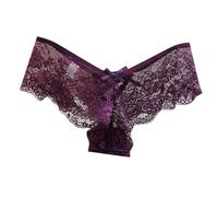 Genérico Tangas Sexy para Mujer Invisible, Tangas Algodon Mujer BrasileñAs, Lace Pure Desire Chica Transparente Caliente Y Picante Cintura Sin Transpirable Color SóLido AlgodóN Bragas Tanga Faja