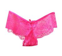 Genérico Tangas Sexy para Mujer Invisible, Tangas Algodon Mujer BrasileñAs, Lace Pure Desire Chica Transparente Caliente Y Picante Cintura Sin Transpirable Color SóLido AlgodóN Bragas Tanga Faja
