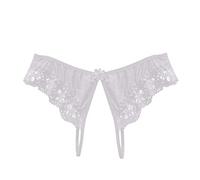 Genérico Tangas Sexy para Mujer Sin Costuras, Tangas Algodon Mujer Talla Grande, Open File Slit Sex Lace Thong Cintura Cuecas Mulher Tanga Faja Braguitas BrasileñAs Bragas Menstruales