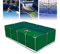 Genérico Tanque de Agua para acuicultura, Cisterna con Estructura de Acero, Lona de PVC multifunción, Estanque Temporal para Peces, Gran Lona de PVC para Acuario al Aire Libre, Revestimiento para EST