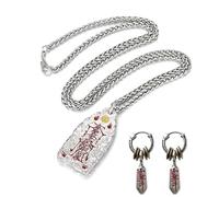 Genérico Taoist Protection Necklace,Feng Shui Spiritual Talisman Necklace, Handmade Lettering Blessed Wealth Jewelry Pendant, Unisex Casual Daily Wear