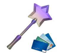 Genérico Tap to Pay Card Wand - 3D Printed Payment Stick, Star Shaped Card Holder Wand, Fun Tech Gadget, Performance Accessory for Parties, Conventions, Content Creators, 14.17x5.91 Inches