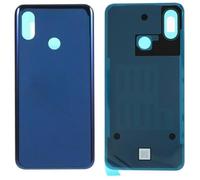 Genérico Tapa BATERIA para XIAOMI MI 8, MI8, Trasera Cristal Trasero Cubierta, Azul