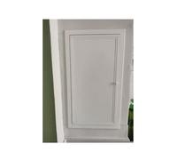Genérico Tapa de Acceso metálica empotrada de 18×38" con pomo Giratorio, Panel de Entrada para Pared/Techo para Mantenimiento de fontanería, Electricidad y climatización, Puerta de mantenim
