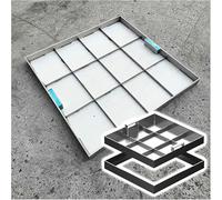 Genérico Tapa de alcantarillado empotrada, Resistente e Impermeable. Sellador Invisible para Patios, entradas de vehículos, fosas sépticas y sumideros. Solución Duradera y confiable.
