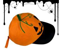Genérico Tapa De Béisbol De Calabaza De Halloween - Disfraz De Linterna Divertida, Cómodo Accesorio De Cosplay Ajustable | Halloween Costume Parade Festival Daily Festival Celebration Niños Adultos