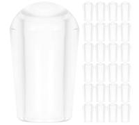 Genérico Tapa de Extremo para Gancho de Ropa Transparente 5mm, Protector de Perchas para Puntas de Alambre, 100 Unidades, Cubierta de Punta para Colgadores y Ganchos de Ropa, Accesorio