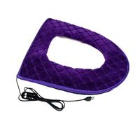 Generico Tapa de inodoro con USB, calentador ajustable a 5 niveles - Alfombrilla para asiento de inodoro con temporizador | Diseño con enchufe para invierno mañana baño apartamento habitación hotel