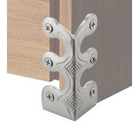 Generico Tapa de protección de esquina - Placa de zócalo en tapón de borde vintage | Revestimiento para habitación antigua, rodapié decorativo, bloque de inserción de pared sólida, panel