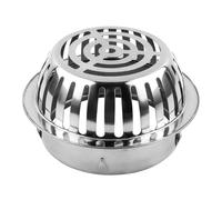 Genérico Tapa desagüe, 160 mm/180 mm/200 mm Filtro de Fregadero de Acero Inoxidable, Sumidero Ducha Redondo Drenaje de Piso, Colador de Drenaje para Cocina, Ducha, Baño y Lavabo(160mm)