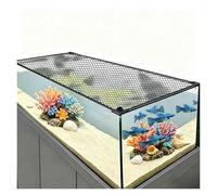Genérico Tapa magnética for Acuario, Cubierta Superior for pecera, Cubierta de Red antisalto, Malla Proteger a los Peces Que saltan(60x60CM/23.62x23.62in)